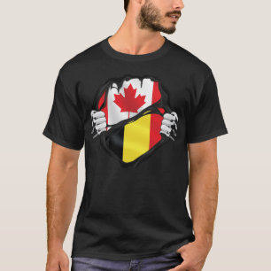 Vlag voor geremde Canadese handpalen T-shirt