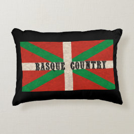 Vlag voor gestileerde Baskische landen Accent Kussen