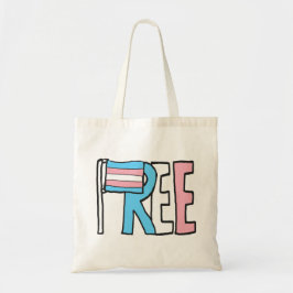 Vlag voor gratis transactierechten tote bag