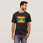  vlag voor grenada t-shirt (Voorkant volledig)