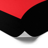 Vlag voor groene, goudkleurige en rode kleuren poster (Hoek)