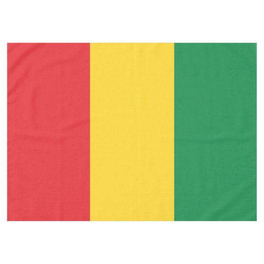 Vlag voor groene, goudkleurige en rode kleuren tafelkleed (Voorkant (Horizontaal))