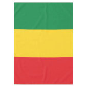 Vlag voor groene, goudkleurige en rode kleuren tafelkleed (Voorkant)