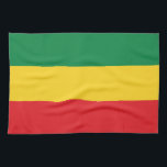 Vlag voor groene, goudkleurige en rode kleuren theedoek<br><div class="desc">Groene,  gouden (gele) en rode vlagkleuren.  Oude School Alternatieve Hip Hop T Shirten Apparel,  Petten,  Stickers,  Slimme Telefoons en meer.</div>