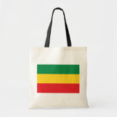 Vlag voor groene, goudkleurige en rode kleuren tote bag (Voorkant)