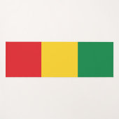 Vlag voor groene, goudkleurige en rode kleuren yogamat (Voorkant (horizontaal))