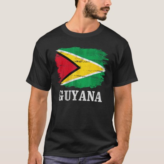 vlag voor Guyana T-shirt (Voorkant)