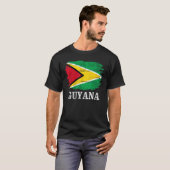vlag voor Guyana T-shirt (Voorkant volledig)