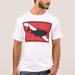 Vlag voor haaienduiking t-shirt
