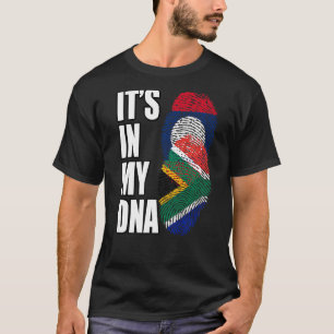 Vlag voor het erfgoed van Laos en Zuid-Afrika T-shirt
