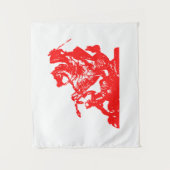 Vlag voor kinderen van Gaspard - kleine bosbouw Wandkleed (Voorkant)