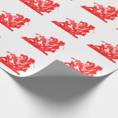 Vlag voor kinderen van Gaspard - Verpakkingspapier Cadeaupapier (Hoek)