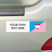 VLAG VOOR LEEFTIJDSPEL TROTS BUMPERSTICKER (Op auto)