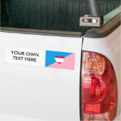 VLAG VOOR LEEFTIJDSPEL TROTS BUMPERSTICKER (Op Truck)