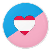 VLAG VOOR LEEFTIJDSSPEL EN PRIDE KERAMISCHE KNOP (Voorkant)