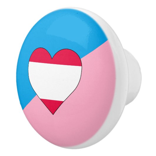 VLAG VOOR LEEFTIJDSSPEL EN PRIDE KERAMISCHE KNOP (Rechts)