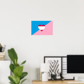 VLAG VOOR LEEFTIJDSSPEL EN PRIDE POSTER (Thuiskantoor)
