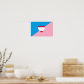 VLAG VOOR LEEFTIJDSSPEL EN PRIDE POSTER (Keuken)