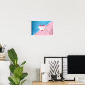 VLAG VOOR LEEFTIJDSSPEL EN PRIDE POSTER (Thuiskantoor)