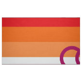 Vlag voor lesbiennes op WLW (Sunset) Stof (Fat Quarter)