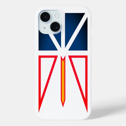 vlag voor Newfoundland en Labrador Case-Mate iPhone Case (Achterkant)
