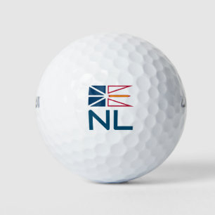 vlag voor Newfoundland en Labrador Golfballen