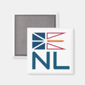 vlag voor Newfoundland en Labrador Magneet (Voorkant / Achterkant)