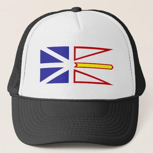 vlag voor Newfoundland en Labrador Trucker Pet (Voorkant)