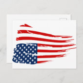 Vlag voor noodsignaal briefkaart (Voorkant / Achterkant)