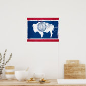 Vlag voor noodtoestand poster (Keuken)