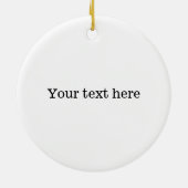 Vlag voor noodvolle Florida Keramisch Ornament (Achterkant)