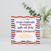 Vlag voor patriottische golven en stripes Freedom Kaart (Staand voorkant)