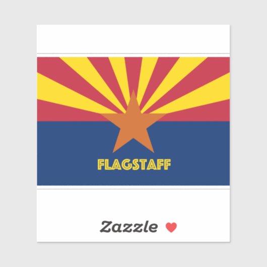 Vlag voor personeel sticker (Vel)