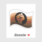 Vlag voor POC-kleuren Sticker (Vel)