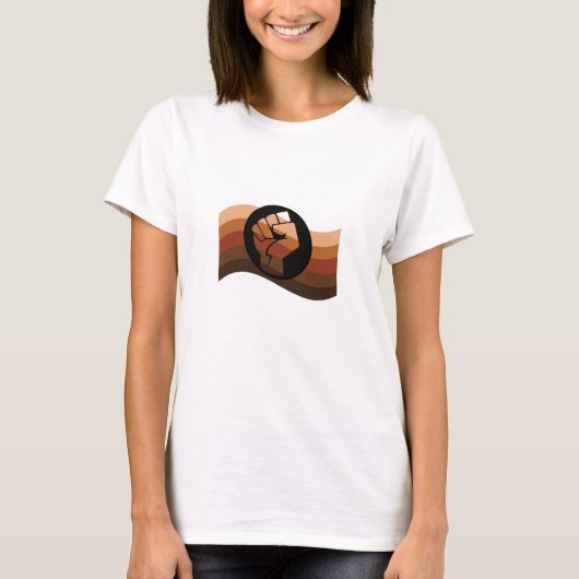 Vlag voor POC-kleuren T-shirt (Voorkant)