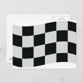 vlag voor racebesturing briefkaart (Voorkant / Achterkant)