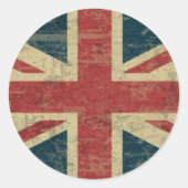 vlag voor storingsvrije aansluiting ronde sticker (Voorkant)