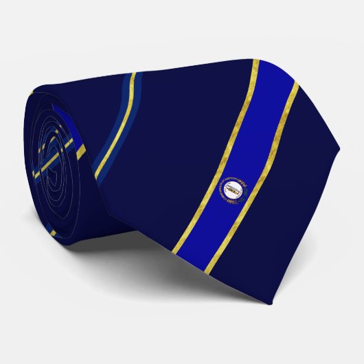 vlag voor strepen stropdas (Opgerold)