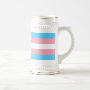 Vlag voor transgenderprijzen bierpul