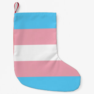 Vlag voor transgenderprijzen kleine kerstsok