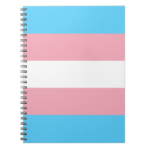 Vlag voor transgenderprijzen notitieboek