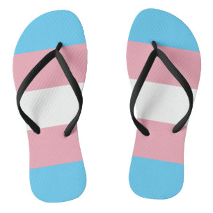 Vlag voor transgenderprijzen teenslippers