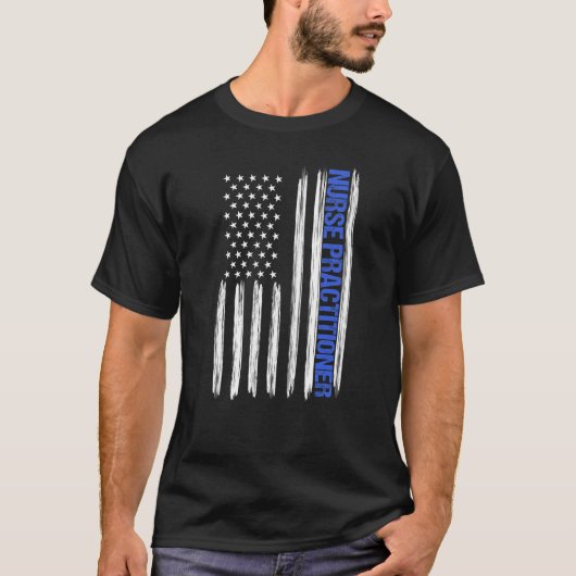 Vlag voor verpleegkundige verzorger voor verpleegk t-shirt (Voorkant)