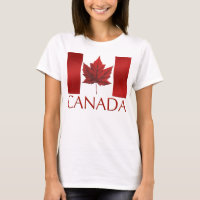 Vlag voor vrouwen in Canada Shirten Lady's Souveni