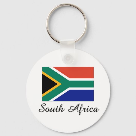 Vlag voor Zuid-Afrika Sleutelhanger (Voorkant)