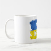 Vlag vrije Oekraïense penseelstreek Koffiemok (Links)