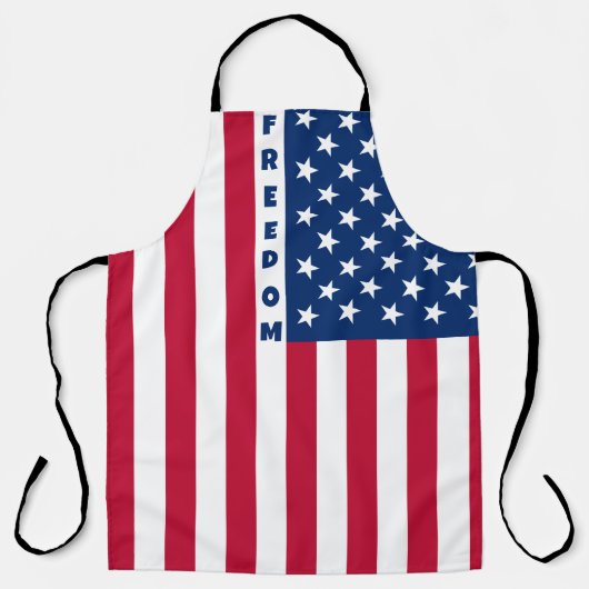 Vlag Vrijheid - verticaal Schort (Voorkant)