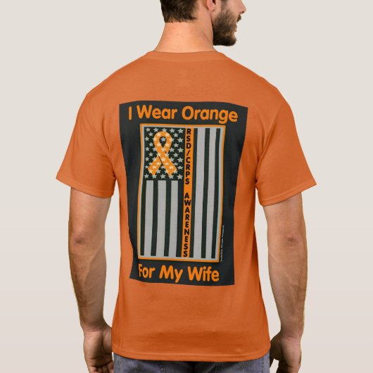 Vlag/vrouw...RSD/CRPS T-shirt (Achterkant)