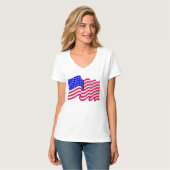 vlag vrouw shirt (Voorkant volledig)