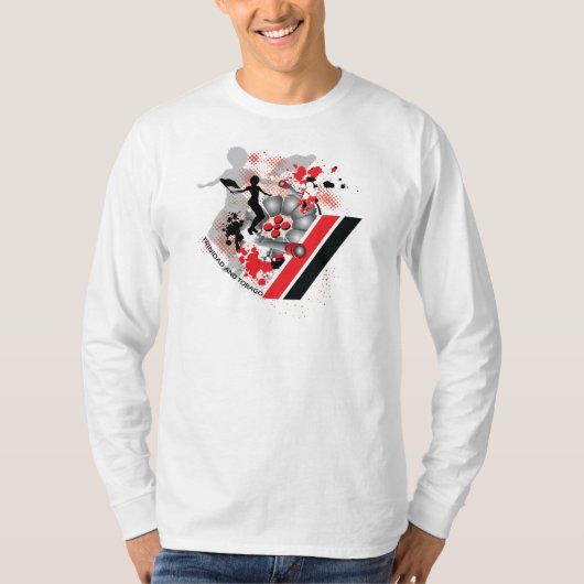 Vlag Vrouw Souvenir T-shirt (Voorkant)